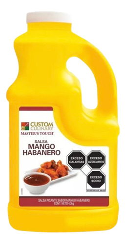 Salsa Mango Habanero 4.3kg Custom Culinary