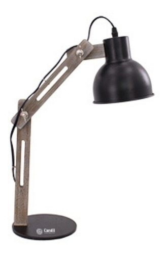 Imagen 1 de 1 de Lampara Nordica Escritorio Madera Serena Apto Led 1xe27