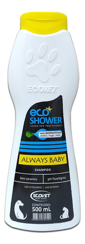 Shampoo Eco Shower Always Baby 500ml - Ecovet