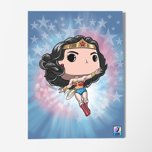 Cuadro/retablo Funkopop - Dc Wonder Woman Mujer Maravilla