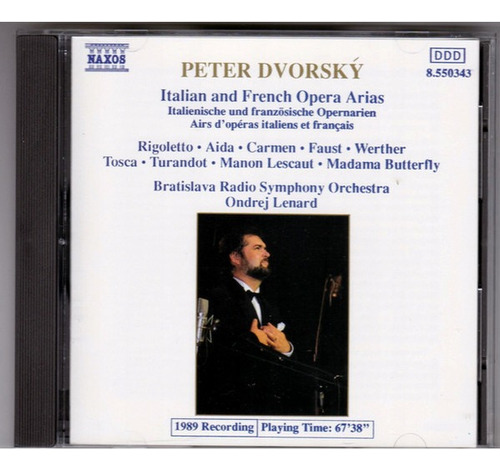 Peter Dvorsky (tenor) - Italian And French Opera Arias - C