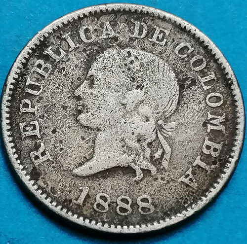 Colombia Moneda 5 Centavos 1888 