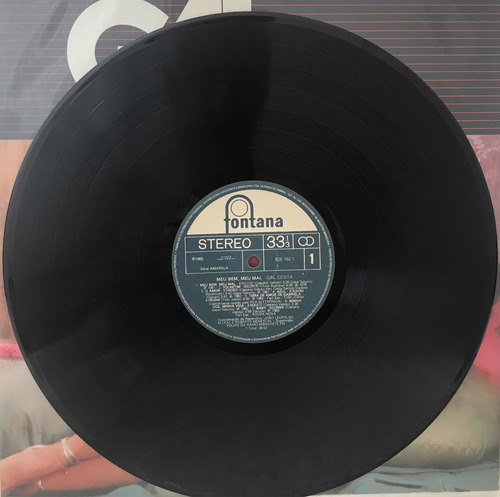 Lp Vinil Gal Costa - Meu Bem Meu Mal - Nt - 1985 - Mv (Usado)