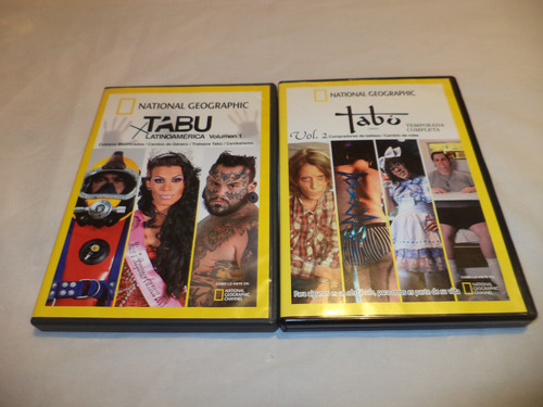 Tabú. Vol 1 Y 2. National Geographic. Dvd (Usado)