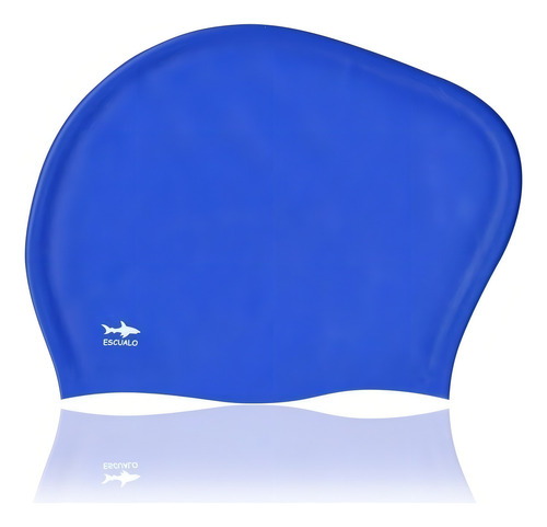 Gorra Natación Modelo Lady Cap Color Azul - Escualo Color Azul Talla Adulto Diseño De La Tela Liso