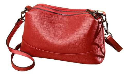 Bolso Bandolera Pequeño, Bolsos De Hombro Para Mujer Color Rojo