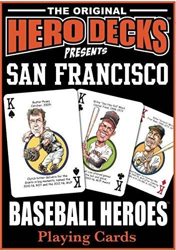 Juego De Cartas - Hero Decks - San Francisco Giants Playing 