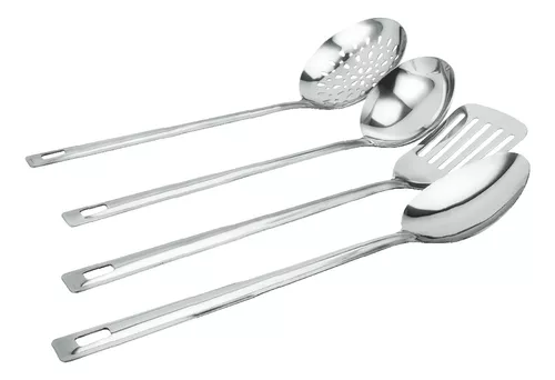  Juego de utensilios de cocina sin agua de acero inoxidable  quirúrgico T304 de 28 piezas