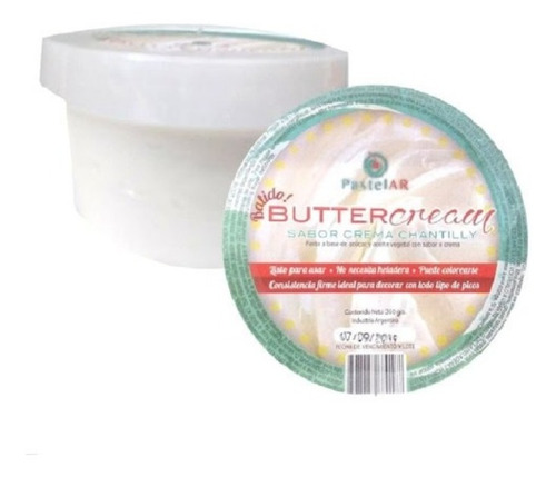 Buttercream Pastelar X 360 Grs - Sabor Chantilly