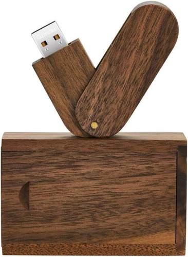 Unidad Flash Usb Garrulax, Memoria Usb De Madera De 8 Gb, 16