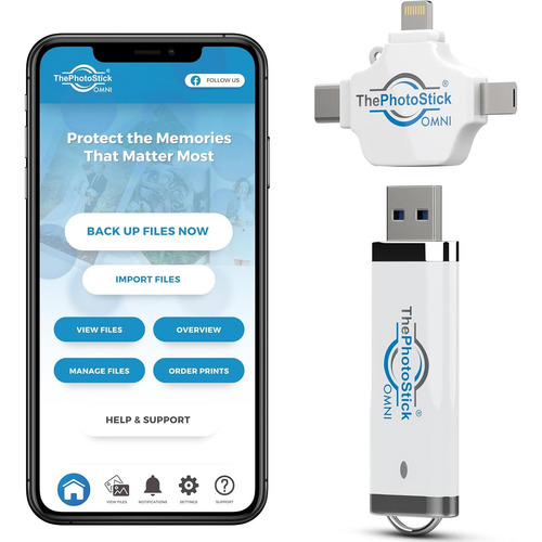 Thephotostick Omni 64gb - Respaldo Y Organización De