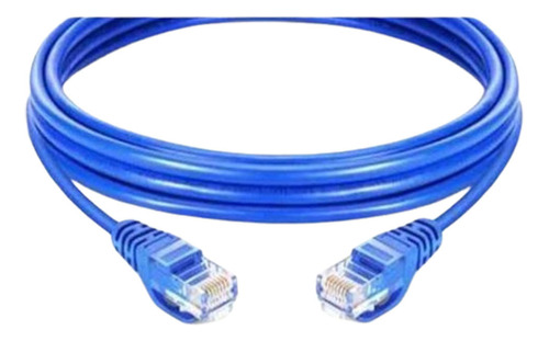 Cable Patch Cord Utp Ctg 6, 5 Mts Generico Azul Nuevos
