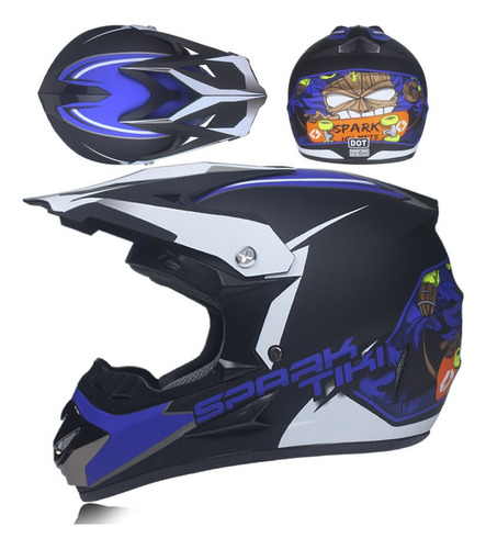 Casco De Moto Al Aire Libre Profesional Robusto Juego De [u]