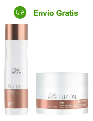 Kit Fusion Shampoo+mascarilla - mL a $454