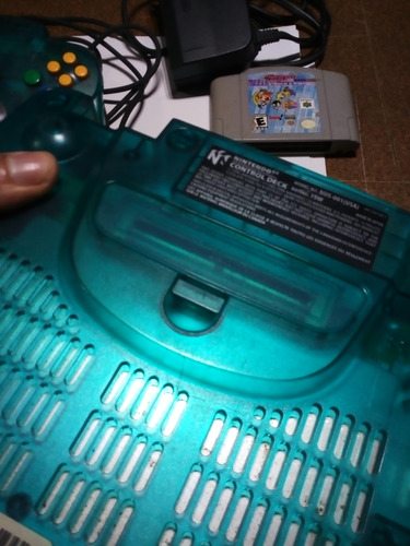 Consola Nintendo 64 Azul Transparente Ice Blue Azul (Usado)