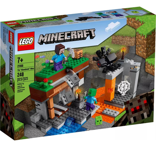 Set Lego Minecraft La Mina Abandonada Con Figuras