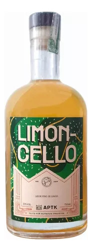 Licor Fino De Limão Limoncello Aptk Spirits Garrafa 750ml