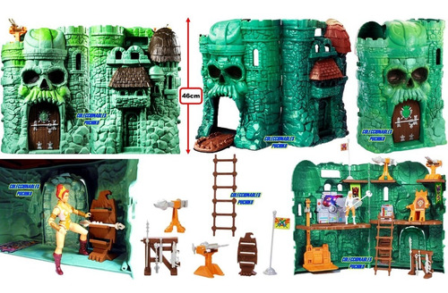Motu Castillo Grayskull Origins Masters Of The Universe Gray