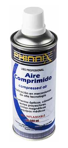 Limpiador De Aire Comprimido Marca Phinnix De 380 Ml