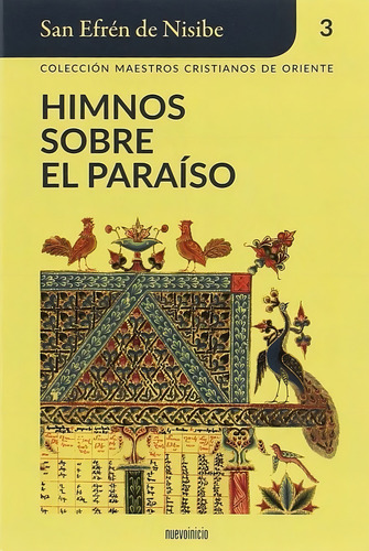 Himnos Sobre El Paraãâso, De De Nisibe, San Efrén. Editorial Nuevo Inicio, Tapa Blanda En Español