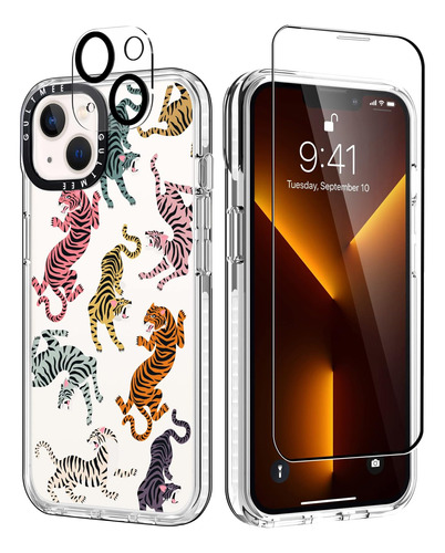 Funda Gultmee Para iPhone 13-tigre