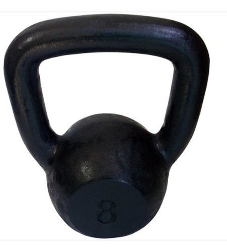 Kettlebell Pintado 8kgs Crossfit Treinamento Funcional