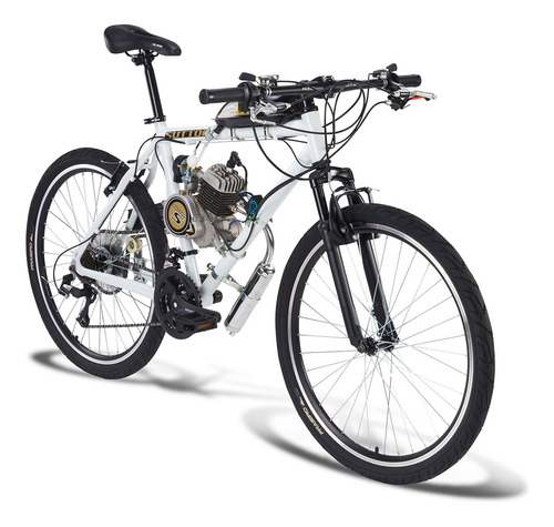 Imagem 2 de 3 de Bicicleta Motorizada Mtb Sport 2t Kit Motor 80cc Aro 26