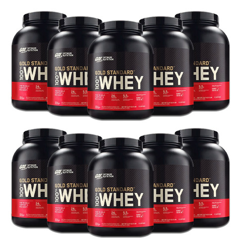 Promoção Whey Importado - Optimum 2,27kg ( Kit 10 Und )