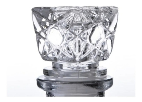 2 Licoreras De Cristal Diamante 250ml Vidrio Mas Resistente