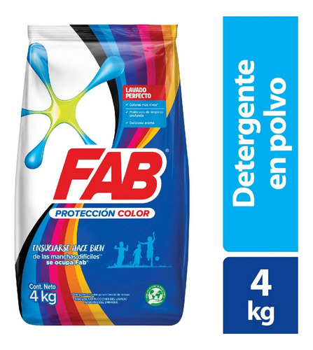 Detergente Fab Protección C 4kg
