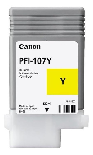 Cartucho Pfi-107 Amarillo Para Canon 6708b001aa Pfi Original