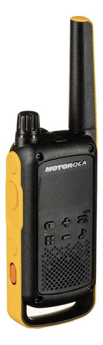 Motorola Talkabout T475 Radio Bidireccional Paquete De 6 Walkie Talkies Negro/amarillo 22 Canales Ptt Auriculares De Transporte Recargable