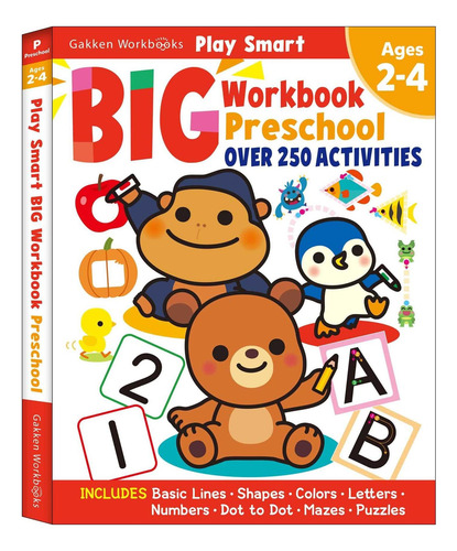 Libro: Libro De Ejercicios Para Preescolar De Play Smart Big