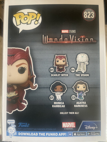Scarlet Witch 823 Wanda Vision Funko Pop Marvel Collector Co (Usado)