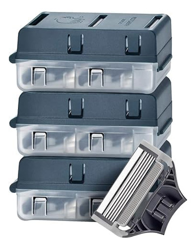 Recambios Para Hojas De Afeitar Harry Razor Blade, 12 Unidad