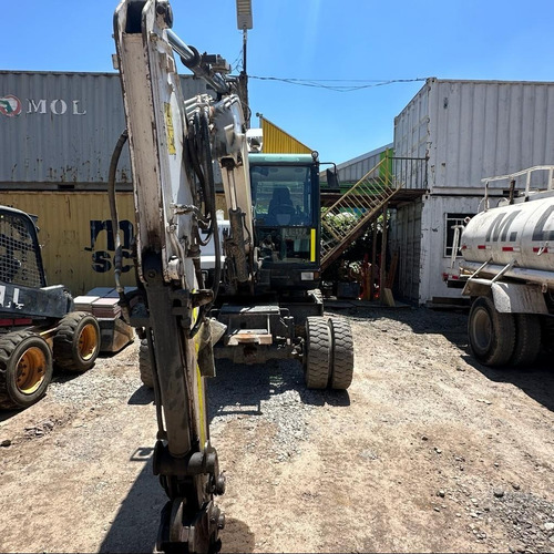 Mini Excavadora Neumática Bobcat E55w Año 2016 4x4