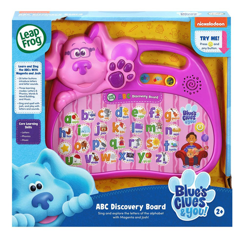 Leapfrog Bluey Tablet Aprendizaje Abc Luz Y Sonido Magenta