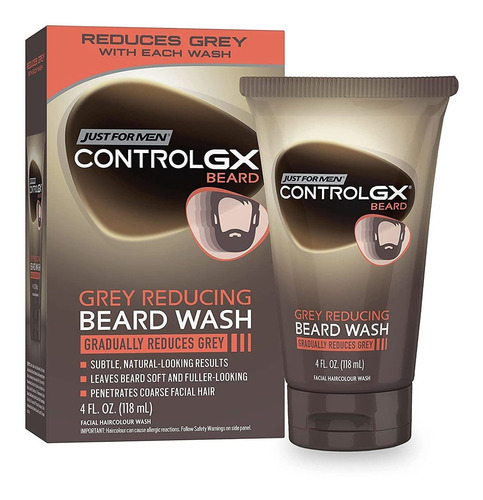 Control Gx Beard Shampoo Redutor De Grisalhos Para Barba