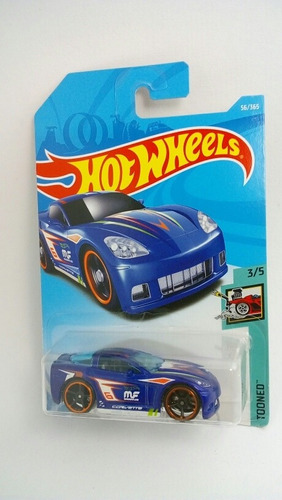 C6 Corvette Azul Hot Wheels 2018