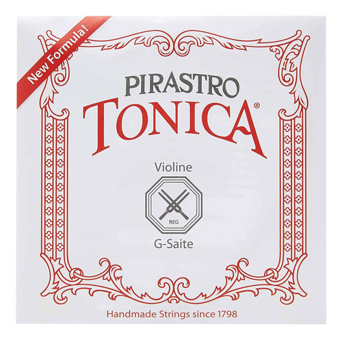 Pirastro Tonica 412421 Cuerda Suelta Sol Violin