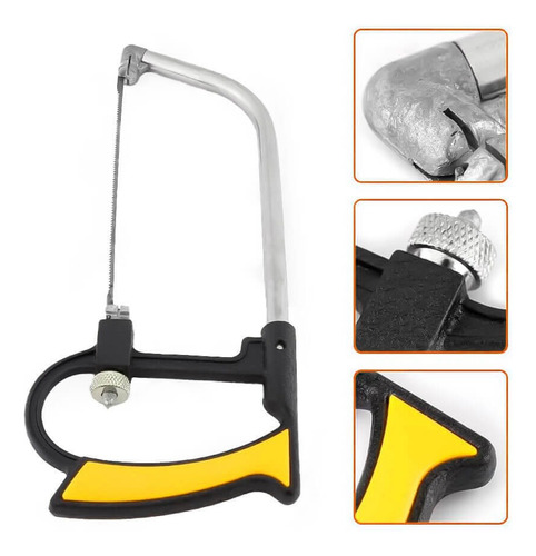 Mini Arco De Serra 7 Em 1 Com Kit De Lâminas Para Corte