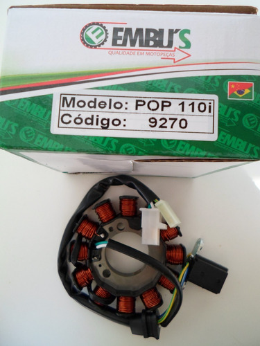 Estator  Magneto Honda Pop 110 Injetada - Embus-promocao