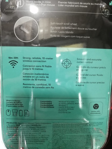Imagen 5 de 5 de Mouse M317 Wireless Logitech