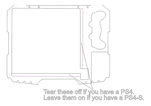 Funda Case Para Playstation 4 Y Ps4 Slim Con Corte Preciso