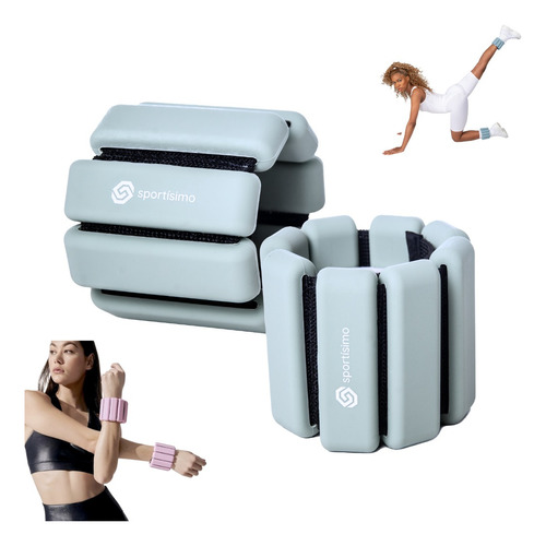 Polainas 1 Lb Sportisimo Pilates Pesas Tobillo Bala Muñeca