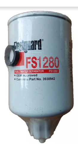 Filtro De Combustivel Cummins Com Separador De Agua Fs1280 