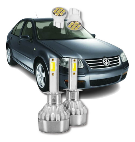 Kit Ultra Led Volkswagen Bora 2008/2011 20000 Lúmens 6500k