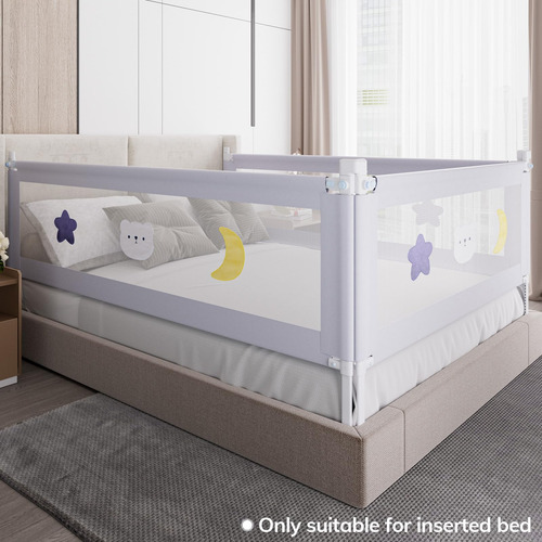 Bed Rail Omzer Para Crianças Pequenas, Pacote Com 3 Fechadur