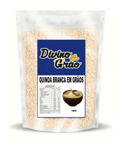 Quinoa Quinua Em Grãos 1kg - Branca