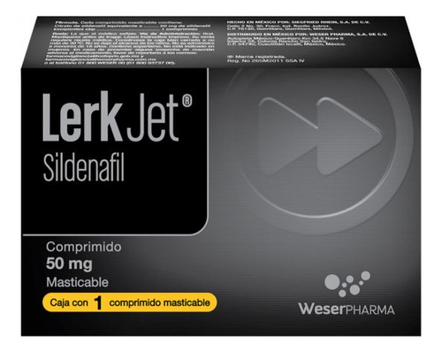 Lerk Jet 50 Mg Caja Con 1 Comprimido